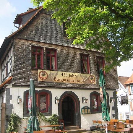 Burgmannenhaus Hotel Steinau an der Straße Exterior foto