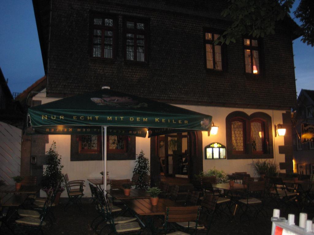 Burgmannenhaus Hotel Steinau an der Straße Exterior foto